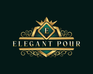 Elegant Royal Crest logo design