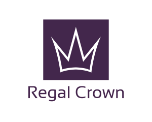 Purple Crown Royalty logo design