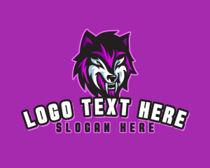Purple - Purple Wolf Beast Gaming logo design