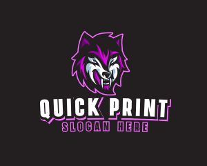 Wolf Beast Hunter logo design