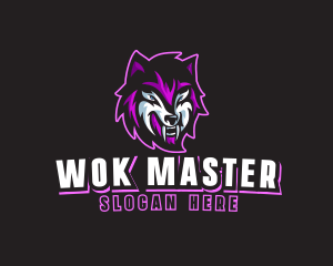 Wolf Beast Hunter logo design