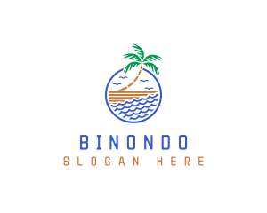 Holiday - Beach Summer Resort logo design