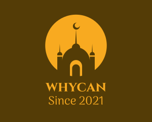Middle East - Minimalist Mosque Silhouette logo design
