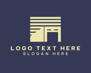 Inventory - Industrial Warehouse Facility logo design