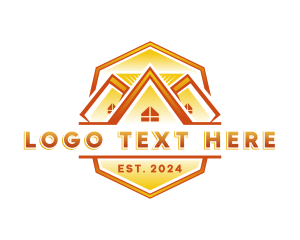 Contractor - Roof Builder Contractor logo design