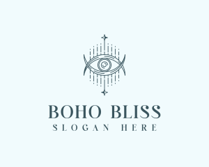 Astrology Boho Eye logo design