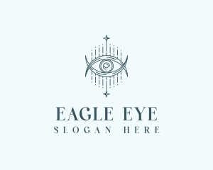 Astrology Boho Eye logo design