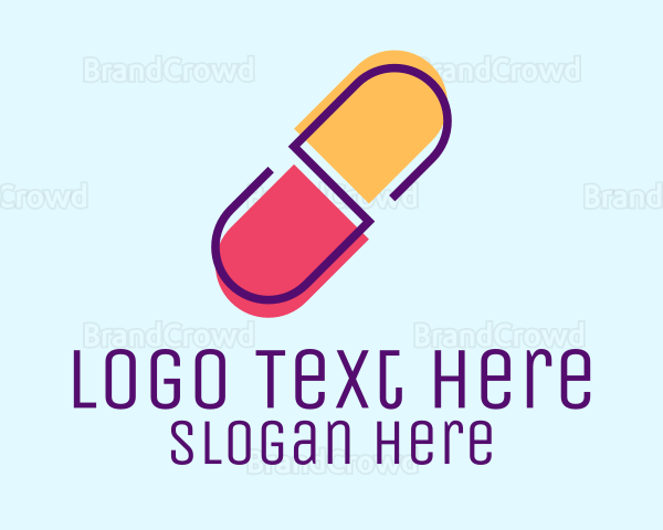 Creative Capsule Medicine Logo