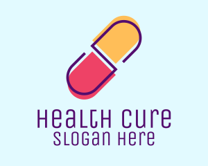 Medicine - Creative Capsule Medicine logo design