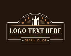 Dining - Food Wine Restaurant logo design