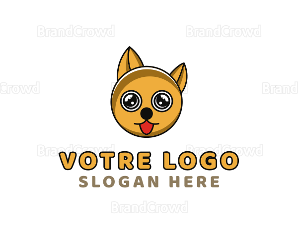 Cute Playful Puppy Logo