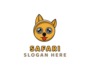 Toy Store - Cute Playful Puppy logo design