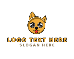 Stuffed Toy - Cute Playful Puppy logo design