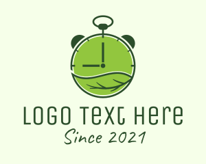 Clock - Alarm Clock Environmental logo design