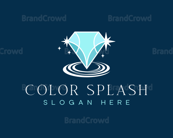 Luxury Crystal Diamond Logo