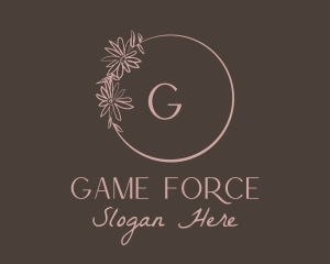 Floral Ring Decoration  Logo