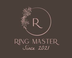 Ring - Floral Ring Decoration logo design