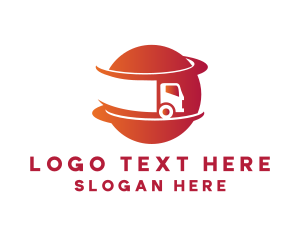 Globe - Planet Trucking Transport logo design