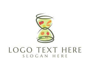 Fruit - Fresh Hourglass Grocery logo design