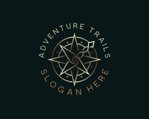 Luxury Compass Traveler Destination logo design