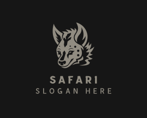 Botswana - Wild Hyena Animal logo design