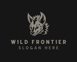 Wild Hyena Animal logo design