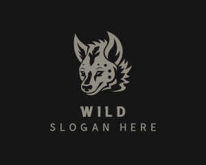 Wild Hyena Animal logo design
