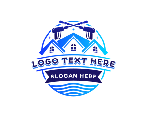 Cleaning - Pressure Washer Cleaning logo design