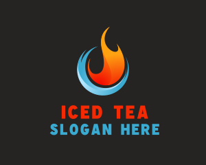 Industrial Flame Ice  logo design