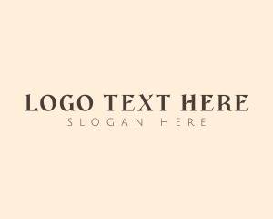 Deluxe - Elegant Luxury Beauty logo design