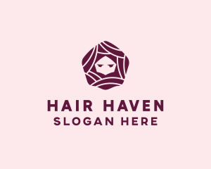 Hexagon Hair Salon logo design