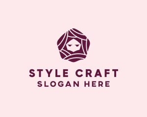 Hexagon Hair Salon logo design