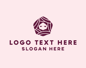 Hair Treatment - Hexagon Hair Salon logo design