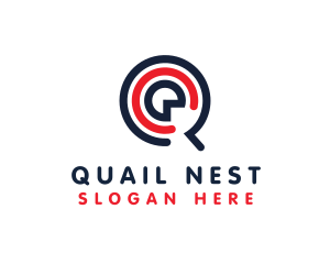 Business Target Letter Q logo design