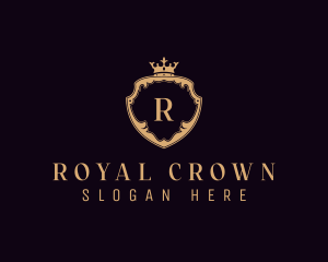 Royal Crown Shield logo design