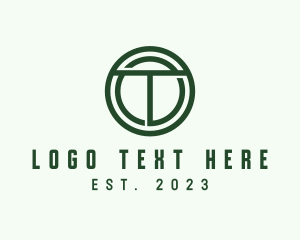 Circle - Real Estate Contractor Letter T logo design