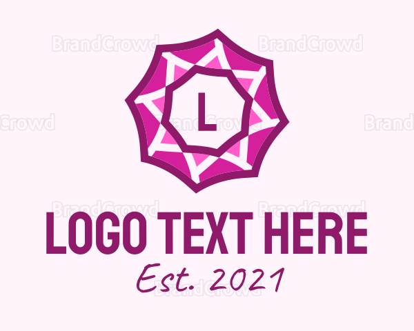 Geometric Lantern Decoration Logo