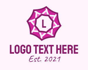 Meditation - Geometric Lantern Decoration logo design