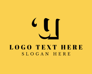 Professional - Stylish Brand Letter U logo design