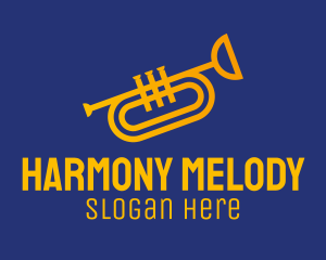 Instrument - Brass Trumpet Instrument logo design