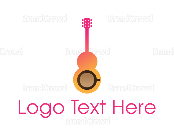 Coffee Cup Guitar Logo