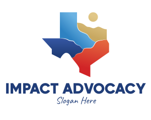 Texas State Map Logo