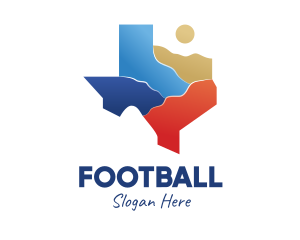 Texas State Map Logo