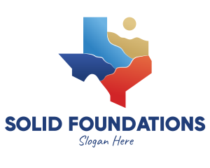Culture - Texas State Map logo design