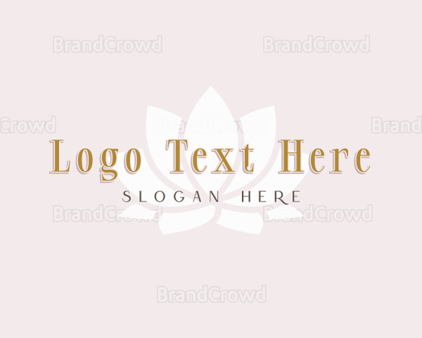 Lotus Flower Beauty Salon Logo