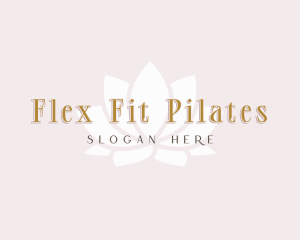 Pilates - Lotus Flower Beauty Salon logo design