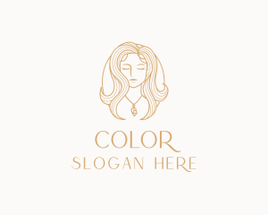 Woman Jewelry Beauty Logo