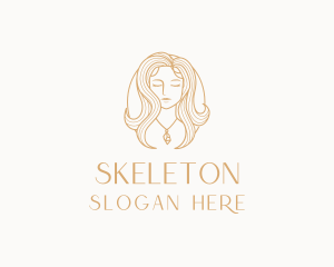 Woman Jewelry Beauty logo design