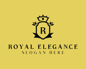 Royal Elegant Shield logo design