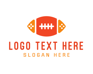 Sports - Football Gaming Contoller logo design